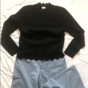 SPENSE MOCK NECK CROP TOP